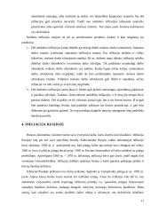 Infliacija ir Rusijos infliacijos rodiklio apžvalga 11 puslapis