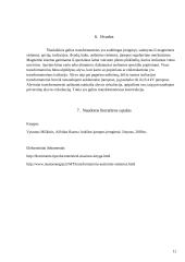 Galios transformatoriai, jų konstrukcija, veikimo principas, parametrai 11 puslapis