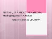 Kirpyklos verslo plano prezentacija