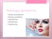 Kirpyklos verslo plano prezentacija 4 puslapis