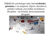 Asmenybės įtaka verslo sėkmei 11 puslapis