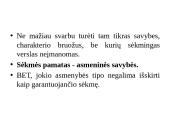 Asmenybės įtaka verslo sėkmei 5 puslapis