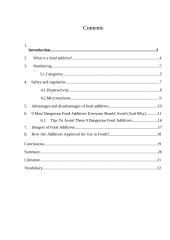 Food Additives Problems 2 puslapis