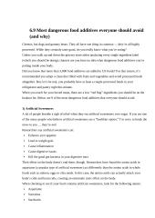 Food Additives Problems 11 puslapis