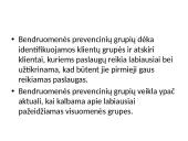 Prevencinių grupių bendruomenėje steigimas 11 puslapis
