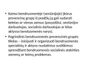 Prevencinių grupių bendruomenėje steigimas 16 puslapis
