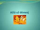 Augalų teikiama nauda žmonėms 10 puslapis