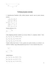 Klasikiniai grafų teorijos uždaviniai, jų sprendimas, algoritmai 6 puslapis