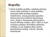 Aprašymas apie Antaną Baranauską 3 puslapis