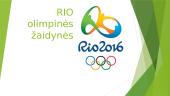 Rio olimpinės žaidynės