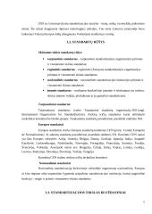 Institucijos, atliekančios standartizaciją ir sertifikaciją Lietuvoje 5 puslapis
