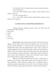 Institucijos, atliekančios standartizaciją ir sertifikaciją Lietuvoje 10 puslapis