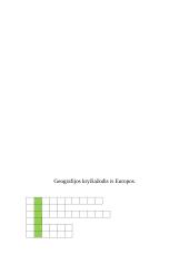Geografijos kryžiažodis (išspręstas) 2 puslapis