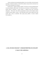 Akcinės bendrovė „Vilniaus baldai“ pelno ir pelningumo analizė 12 puslapis