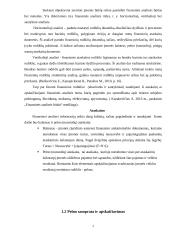 Akcinės bendrovė „Vilniaus baldai“ pelno ir pelningumo analizė 7 puslapis