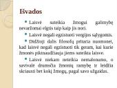 Laisvės samprata žmogaus gyvenime 12 puslapis