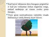 Laisvės samprata žmogaus gyvenime 9 puslapis