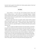 Kaštai ilguoju laikotarpiu. Ilgojo laikotarpio vidutinių kaštų kreivė. Teigiami ir neigiami gamybos masto efektai. 11 puslapis