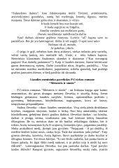 Lietuvių grožinės literatūros analizės konspektai 10 puslapis