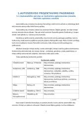 Autoserviso projektas 3 puslapis