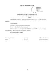 AB „VCB“ charakteristika ir veiklos dokumentai 16 puslapis