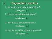 Mechaninio judėjimo sampranta 7 puslapis