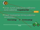 Mechaninio judėjimo sampranta 9 puslapis