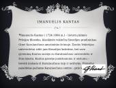 Imanuelis Kantas prezentacija 2 puslapis