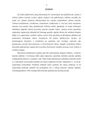 Globalinė prekyba ir globalinė rinka. Globalinės prekybos įtakos linkmės 4 puslapis