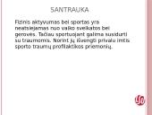 Mokinių sporto traumos kūno kultūros pamokose ir jų prevencija 2 puslapis