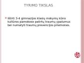 Mokinių sporto traumos kūno kultūros pamokose ir jų prevencija 4 puslapis