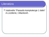 Išoriniai kompiuterio įtaisai ir jų paskirtis 9 puslapis