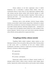 Žmogiškieji ištekliai ir jų valdymo reikšmė organizacijoje 5 puslapis