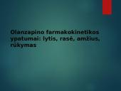 ﻿Olanzapino farmakokinetikos ypatumai: lytis, rasė, amžius, rūkymas 