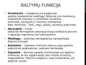 Baltymai. Skaidrės chemijai, biologijai 8 puslapis