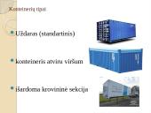 Konteineriai tarptautinių krovinių gabenime 8 puslapis