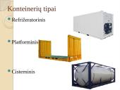 Konteineriai tarptautinių krovinių gabenime 9 puslapis