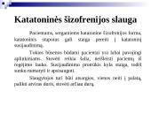 Šizofrenijos spektro sutrikimai, ligonių slauga 16 puslapis