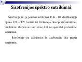 Šizofrenijos spektro sutrikimai, ligonių slauga 8 puslapis