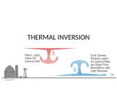 Thermal inversion
