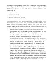 Prekės ženklu pažymėtos prekės arba paslaugos reklamos kampanijos analizė 14 puslapis