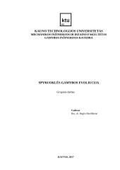 Spyruoklės gamybos evoliucija