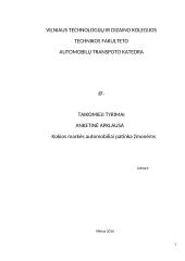 Anketinė apklausa. Kokios markės automobiliai patinka žmonėms?