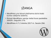 WordPress 3 puslapis