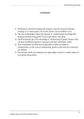 Warehousing and Storage 12 puslapis