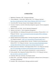 Turistų aptarnavimo kokybės problemos ir jų sprendimo būdai 20 puslapis