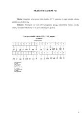 Kompiuterių tinklai praktinių darbų užduotys 4 puslapis