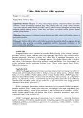 Veiklos „Miško žvėreliai: kiškis“ aprašymas