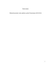 Makroekonominės verslo aplinkos analizė Prancūzijoje (2010-2015)