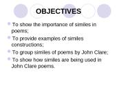 The usage of similes in poems of John Clare 3 puslapis
